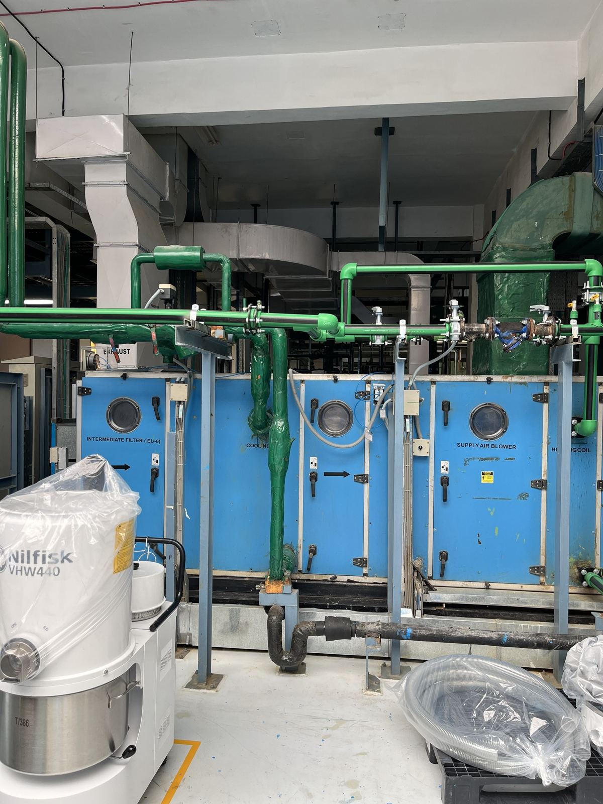 PPCH: Drops to process equipment