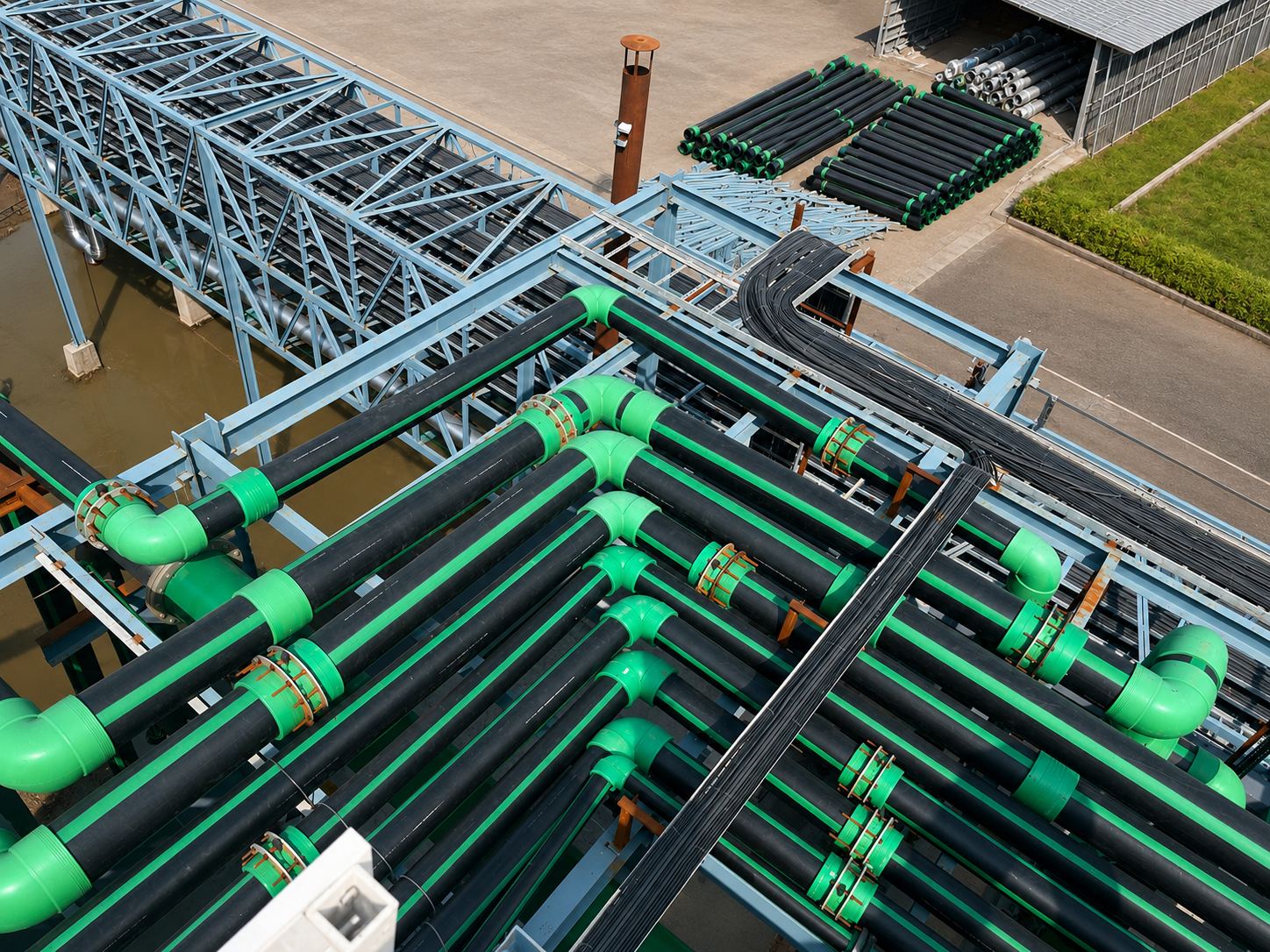 Piping for solar cell and module plants | Anjney Tubes India